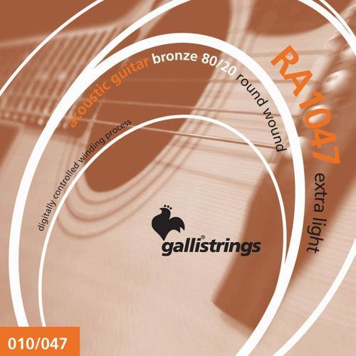 string set acoustic 80/20 bronze wound, extra ligh