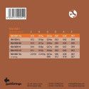 string set acoustic 80/20 bronze wound, extra ligh