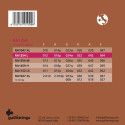 string set acoustic 80/20 bronze wound, light, 012