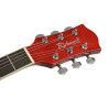 GUITARRA ACÚSTICA RICHWOOD ELECTRIFICADA DREADNOUHT ROJO SUNBURST