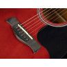 GUITARRA ACÚSTICA RICHWOOD ELECTRIFICADA DREADNOUHT ROJO SUNBURST