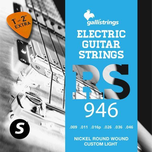 string set electric, nickel roundwound, custom lig