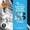 string set electric, nickel roundwound, custom lig