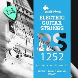 string set electric, nickel roundwound, heavy, 012
