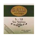 string set saz, silverplated extra light 007-009-0