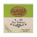 string set saz, silverplated light 008-008-012-014