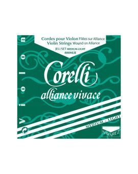 Set de cuerdas violín Corelli Alliance Vivace 800MLB Medium-Light 4/4
