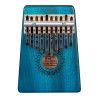 kalimba 'Mahogany 10' blue