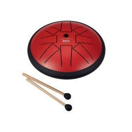 tongue drum 6, 8 tongues, F minor, red"