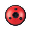 tongue drum 6, 8 tongues, F minor, red"