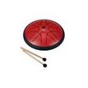 tongue drum 6, 8 tongues, F minor, red"