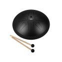 tongue drum 10, 8 tongues, A Hirajoshi, black