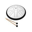 tongue drum 10, 8 tongues, C major, white"