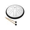 tongue drum 10, 8 tongues, C major, white"