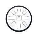 tongue drum 10, 8 tongues, C major, white"