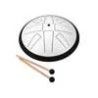tongue drum 10, 8 tongues, C major, white"