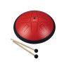tongue drum 10, 8 tongues, C Pygmy, red"