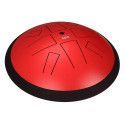 tongue drum 10, 8 tongues, C Pygmy, red"