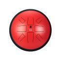 tongue drum 10, 8 tongues, C Pygmy, red"