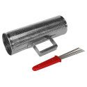 GÜIRO DE ACERO HAYMAN CON CEPILLO 4" x 12