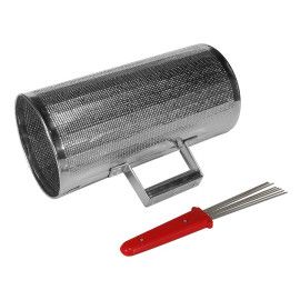 GÜIRO DE ACERO HAYMAN CON CEPILLO 6" x 12