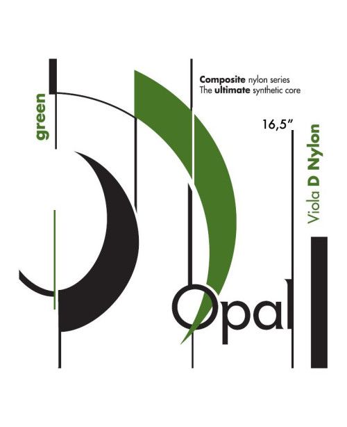 Cuerda viola For-Tune Opal Green 2ª Re Nylon-Plata