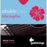 string set for ukulele bass, black nylon tape woun