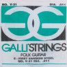 CUERDA GALLI PARA GUITARRA ACÚSTICA FOLK E-1