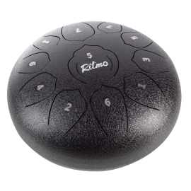 TONGUE DRUM DE 10 NEGRO 11 NOTAS