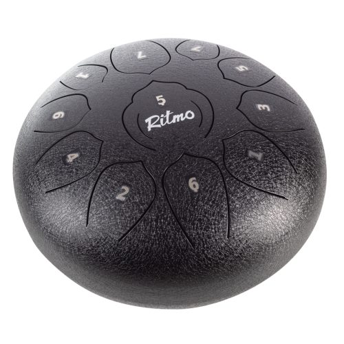 TONGUE DRUM DE 10 NEGRO 11 NOTAS