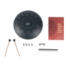 TONGUE DRUM DE 10 NEGRO 11 NOTAS