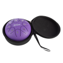 MINI TONGUE DRUM DE 6 LOTUS DISPLAY MORADO 8 NOTAS