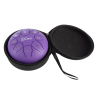 MINI TONGUE DRUM DE 6 LOTUS DISPLAY MORADO 8 NOTAS