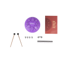 MINI TONGUE DRUM DE 6 LOTUS DISPLAY MORADO 8 NOTAS
