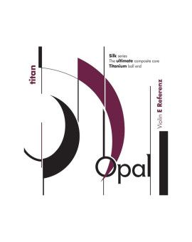 Cuerda violín For-Tune Opal Titan E Referenz 1ª Mi Bola acero Medium 2 unidades en bolsa de seda 4/4