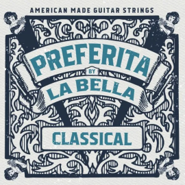 JUEGO DE CUERDAS LA BELLA PARA GUITARRA CLÁSICA PREFERITA® 1P