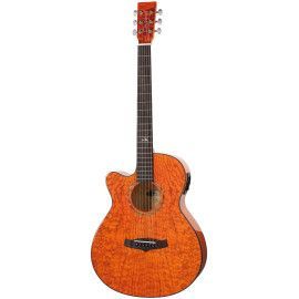 GUITARRA ACÚSTICA SUPER FOLK ZURDA SERIE AZURE