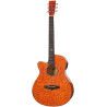 GUITARRA ACÚSTICA SUPER FOLK ZURDA SERIE AZURE