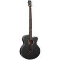 BAJO ACÚSTICO SUPER JUMBO CON CUTAWAY SERIE BLACK BIRD