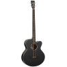 BAJO ACÚSTICO SUPER JUMBO CON CUTAWAY SERIE BLACK BIRD