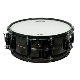 CAJA JINBAO 14" x 5.5" DE ACERO NIQUELADO NEGRO
