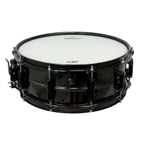 CAJA JINBAO 14" x 5.5" DE ACERO NIQUELADO NEGRO
