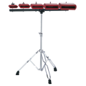JUEGO DE 5 CENCERROS JINBAO METAL ROJOS CON SOPORTE