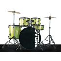 BATERÍA JINBAO BOMBO DE 22" VERDE