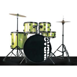 BATERÍA JINBAO BOMBO DE 22" VERDE