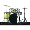 BATERÍA JINBAO BOMBO DE 22" VERDE