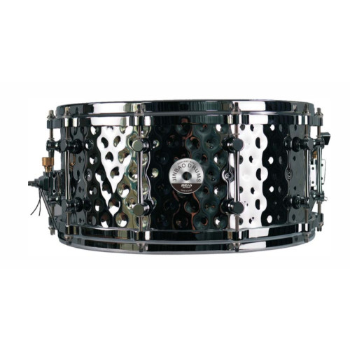 CAJA JINBAO 14" x 6.5" CROMADO MARTILLEADO