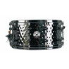 CAJA JINBAO 14" x 6.5" CROMADO MARTILLEADO