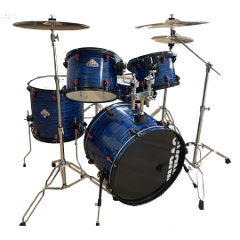 BATERÍA JINBAO BOMBO 22" AZUL