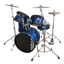 BATERÍA JINBAO BOMBO 22" AZUL